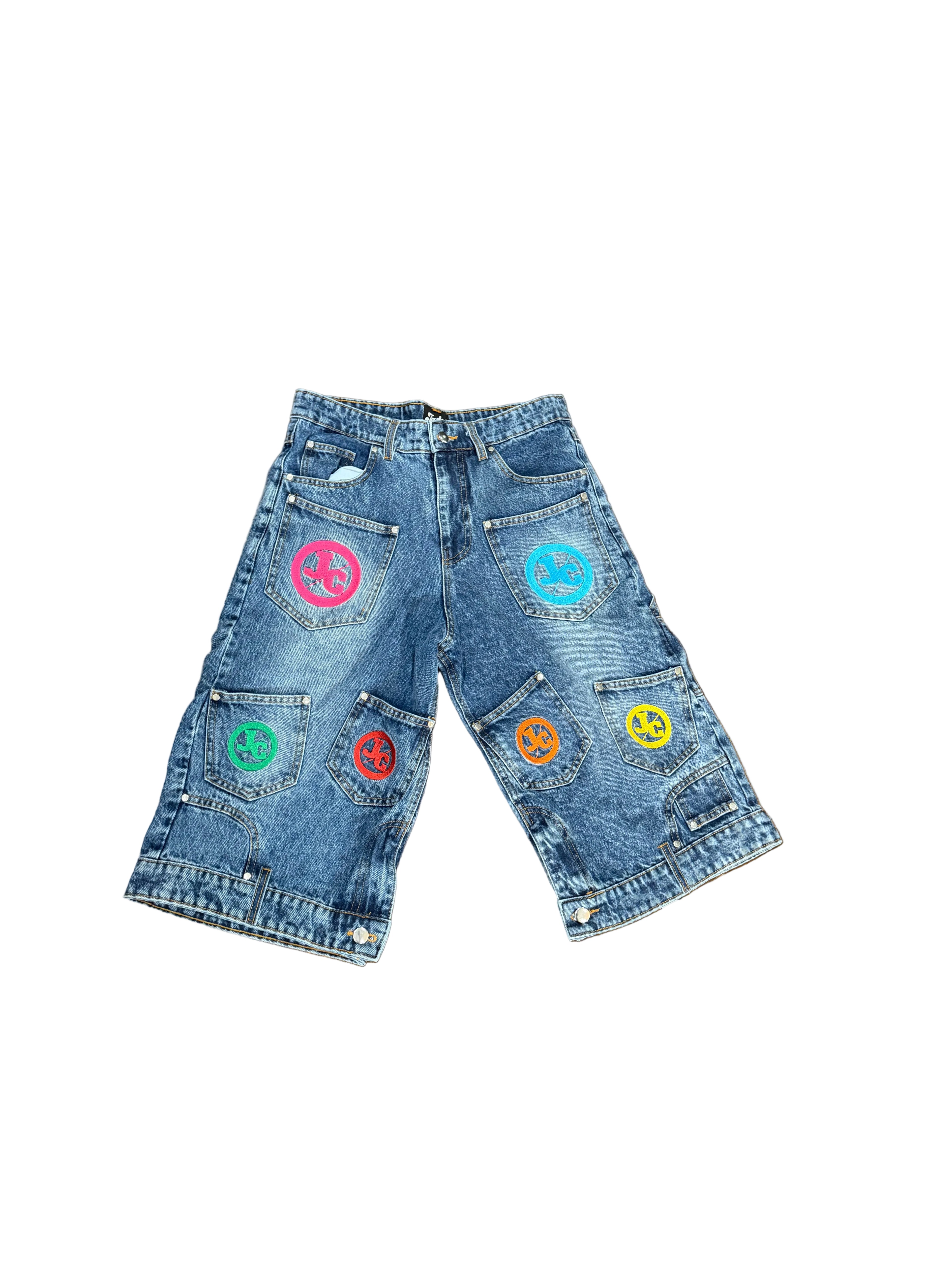 JADED Denim Pocket Shorts 🌈
